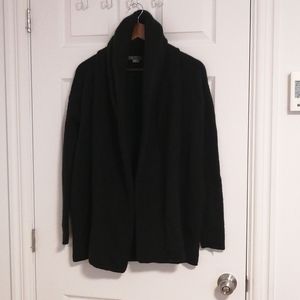 Vince Black Open Cardigan